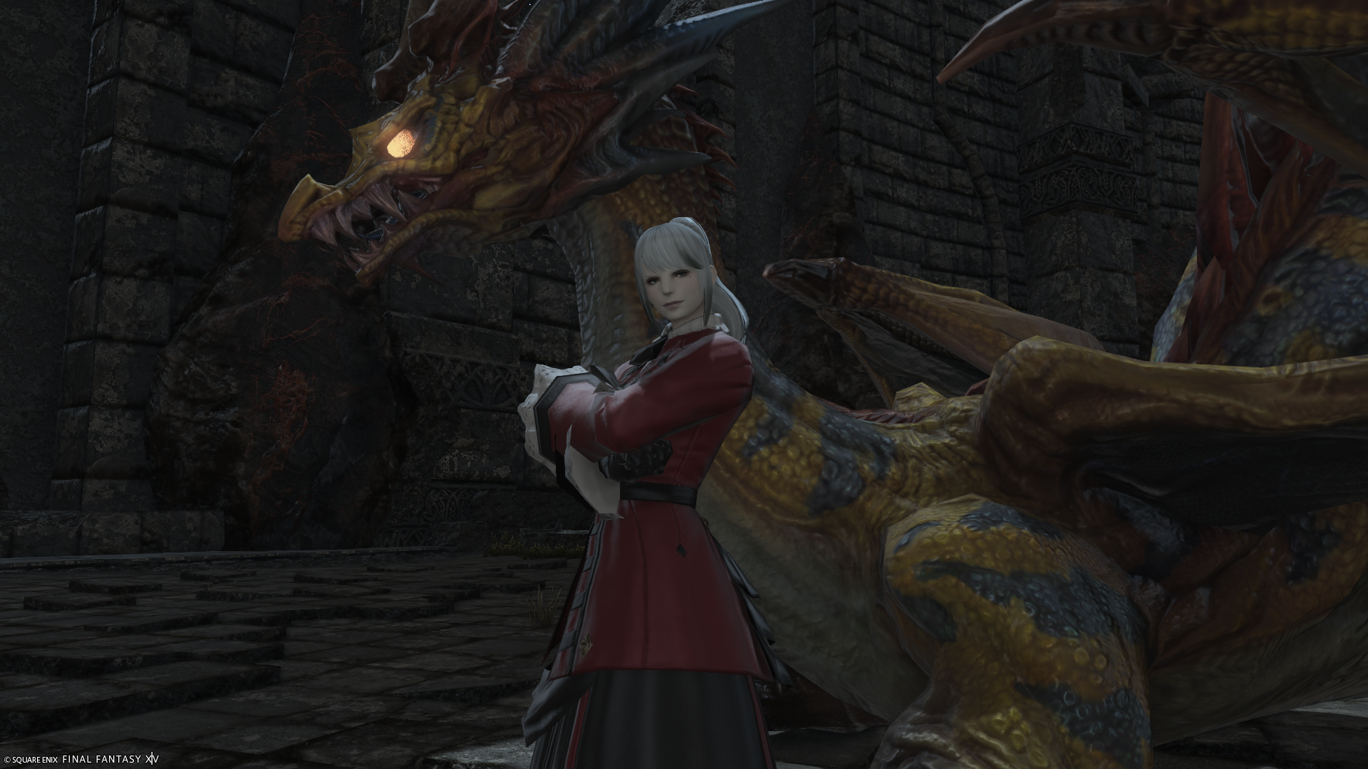 Picture with a Dragon, just another angle