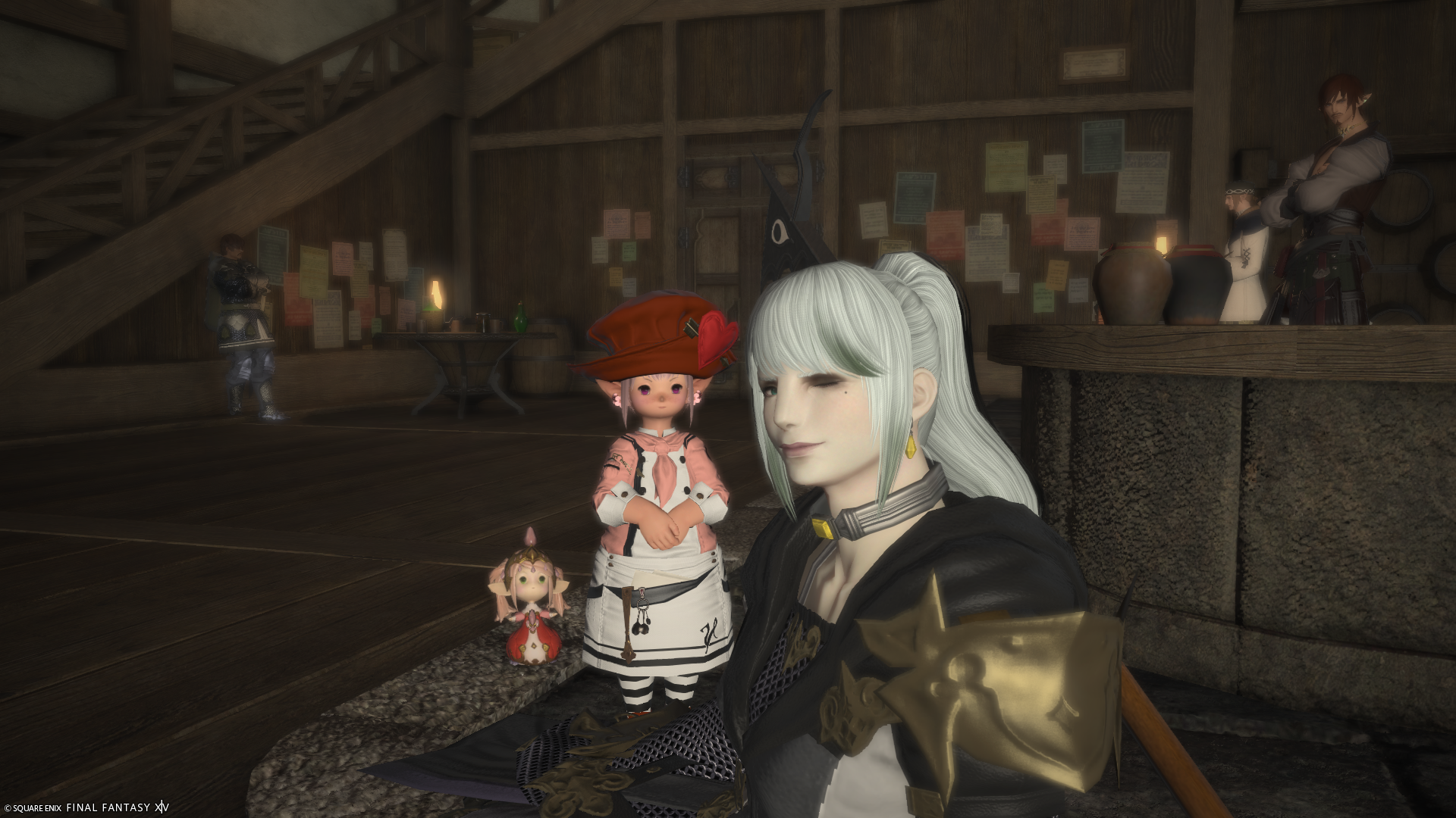 With Tataru at The Forgotten Knight